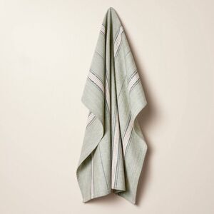 Heath & Hand NWT Magnolia Sage Stripes Hand Towel